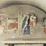 Fresque au fond de la grotte du Greccio