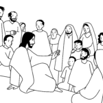 Jésus enseigne à la foule
