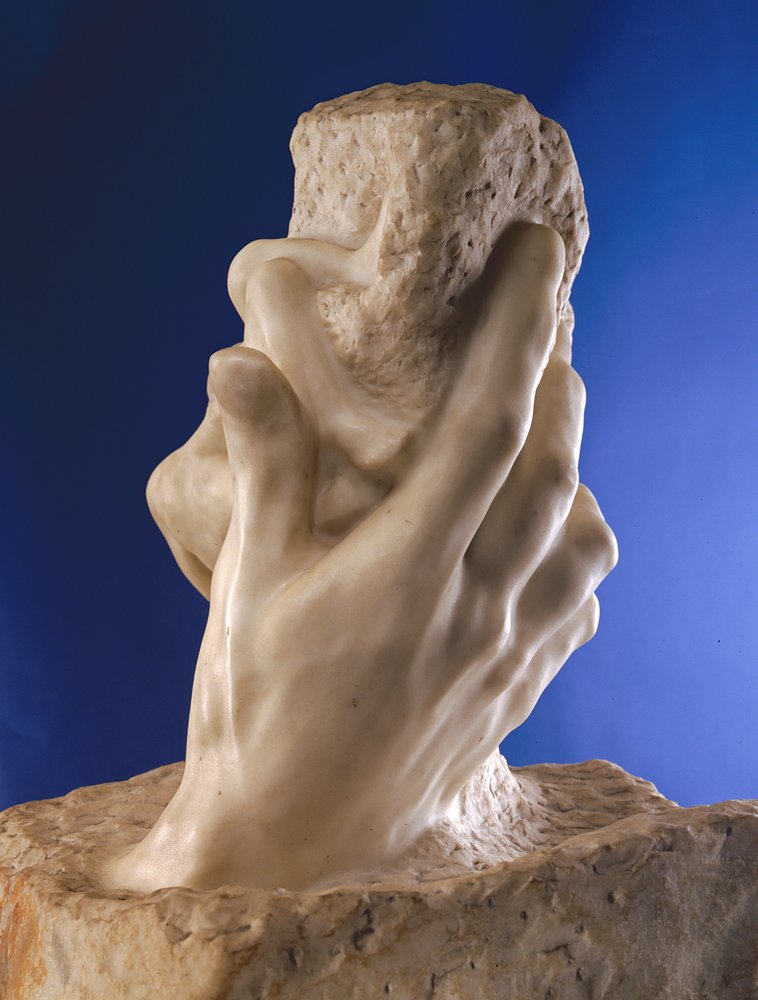 Scuplture de Rodin - la main de Dieu